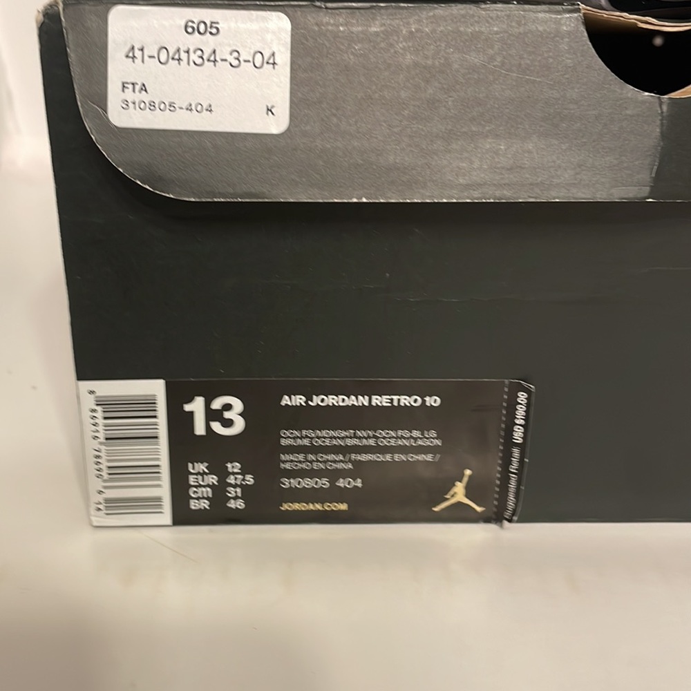 🔥AIR JORDAN RETRO 10 Size: 13🔥 - Picture 3 of 13